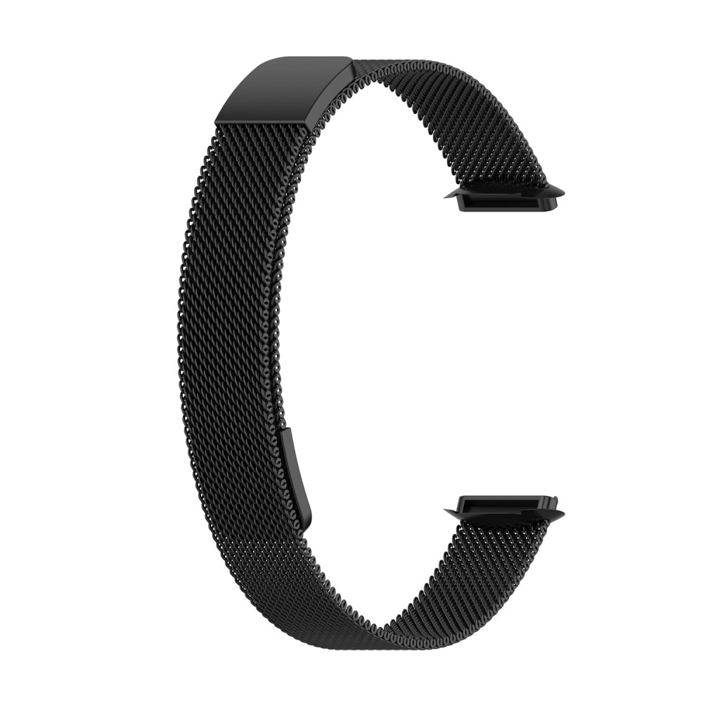 Armband Milanese Fitbit Luxe Svart