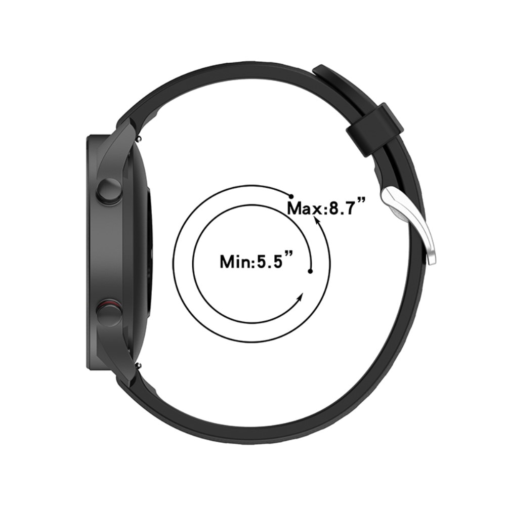 Silikonarmband Xiaomi Mi Watch svart