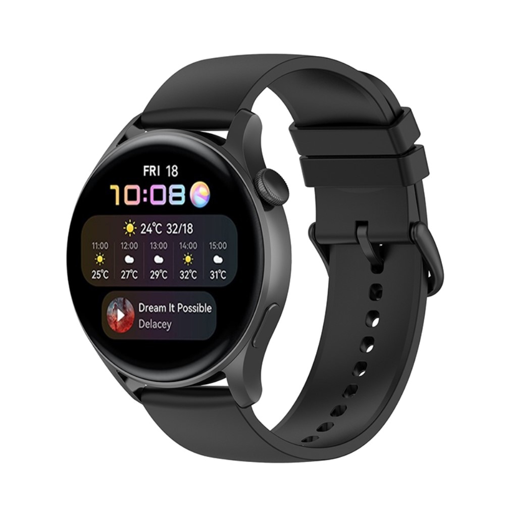 Silikonarmband Huawei Watch GT 2e svart