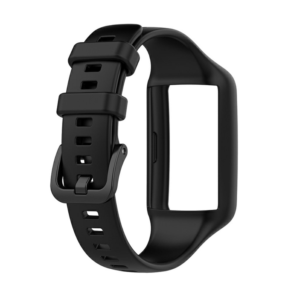 Silikonarmband skal Huawei Band 6 svart