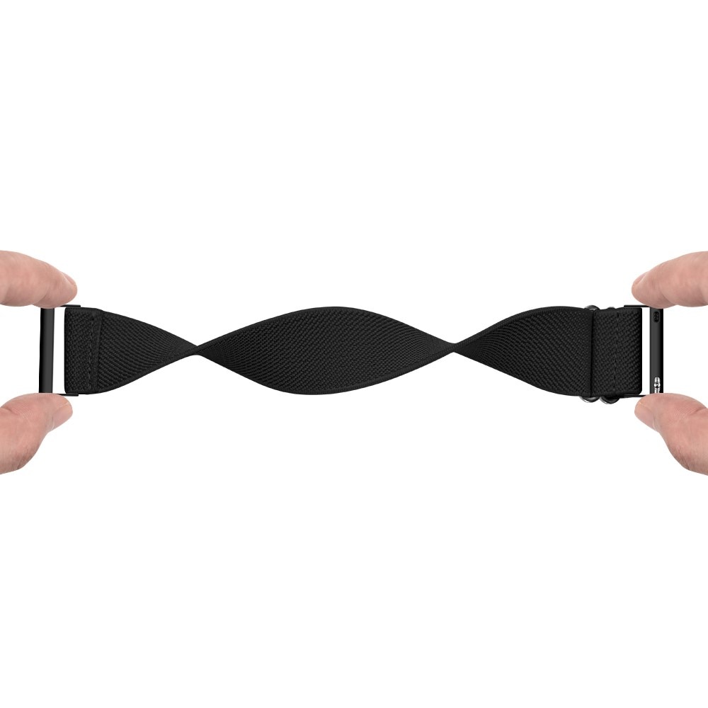 Elastiskt Nylonarmband Garmin Forerunner 265 svart