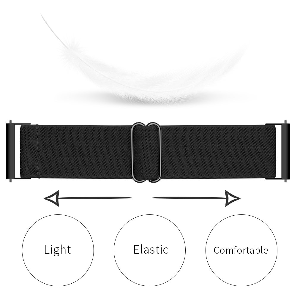 Elastiskt Nylonarmband Garmin Vivoactive 5 svart