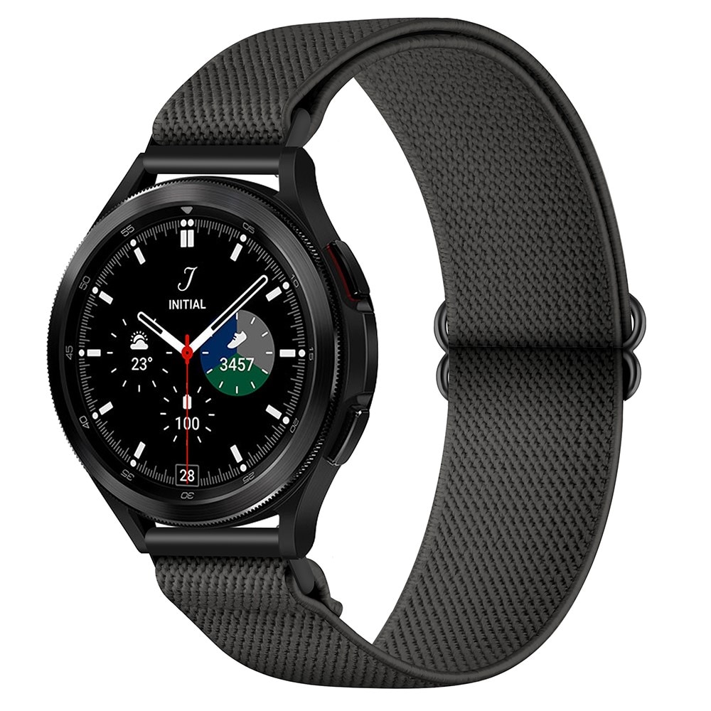 Elastiskt Nylonarmband Samsung Galaxy Watch 5 Pro mörkgrå
