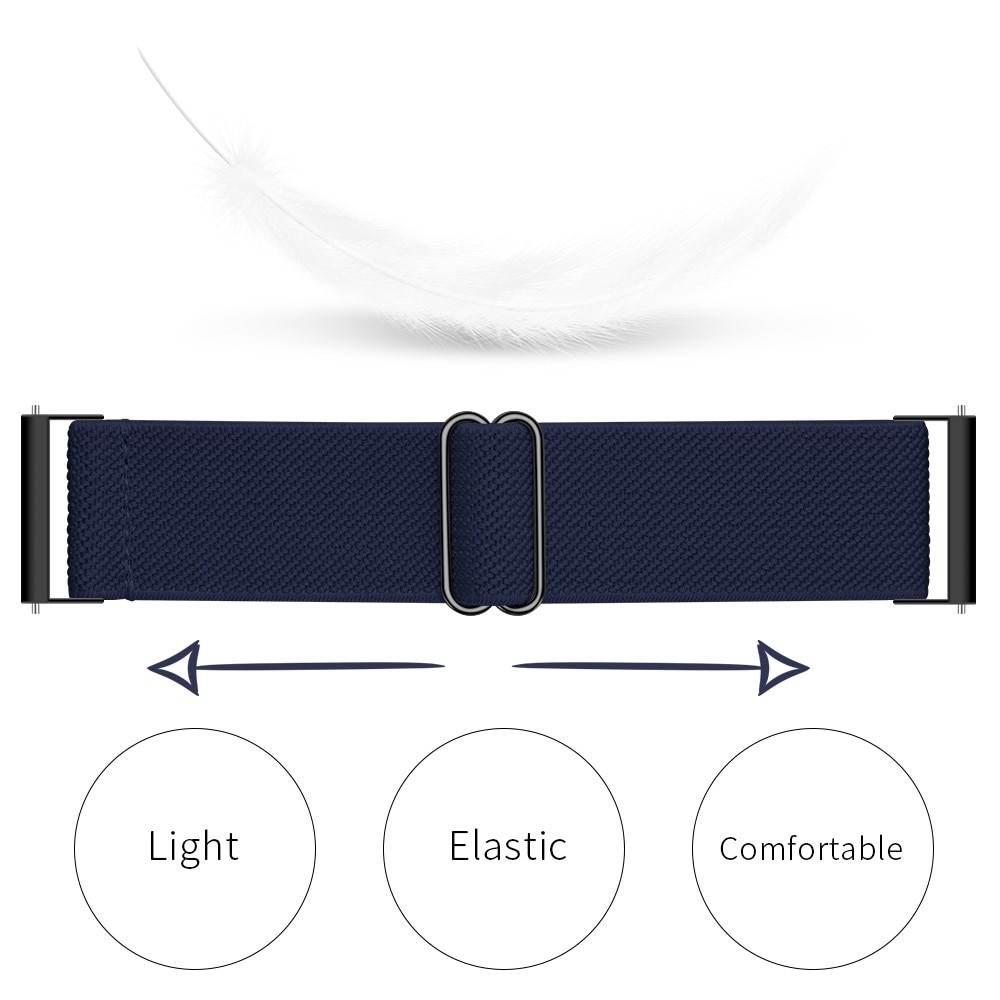 Elastiskt Nylonarmband Withings ScanWatch 2 42mm mörkblå