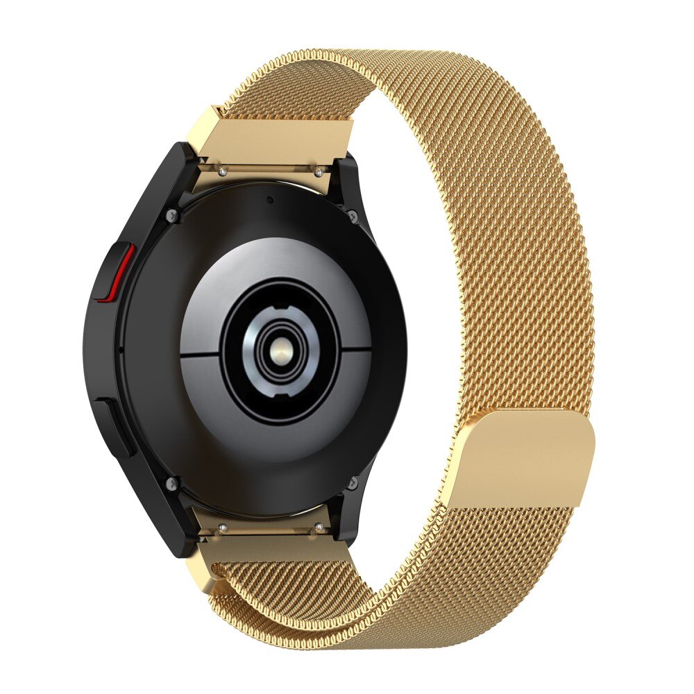 Full Fit Armband Milanese Samsung Galaxy Watch 4 Classic 46mm guld