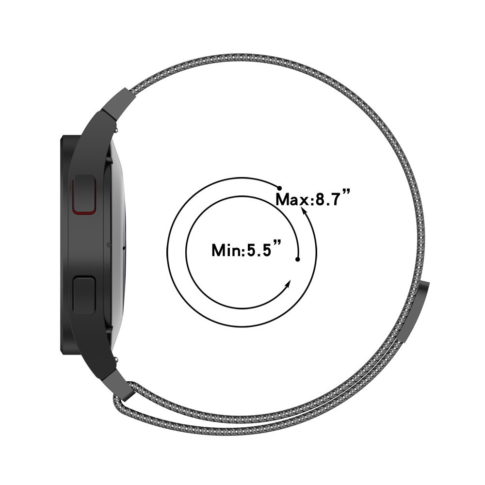 Full Fit Armband Milanese Samsung Galaxy Watch 5 Pro 45mm guld