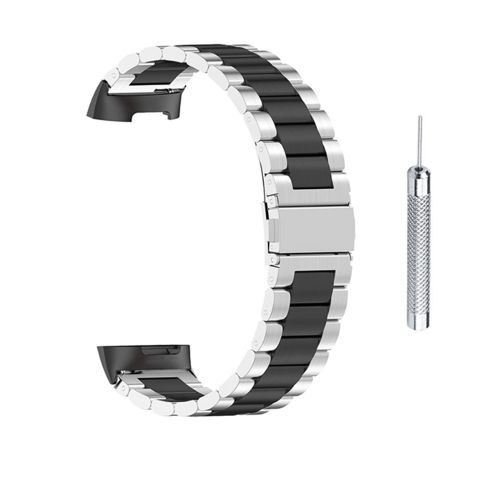 Metallarmband Fitbit Charge 5 svart/silver