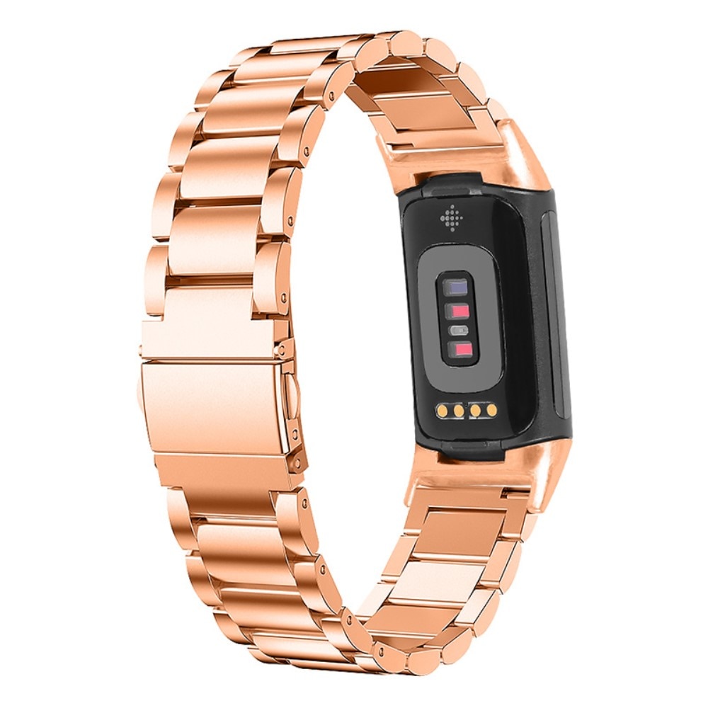 Metallarmband Fitbit Charge 6 Roséguld