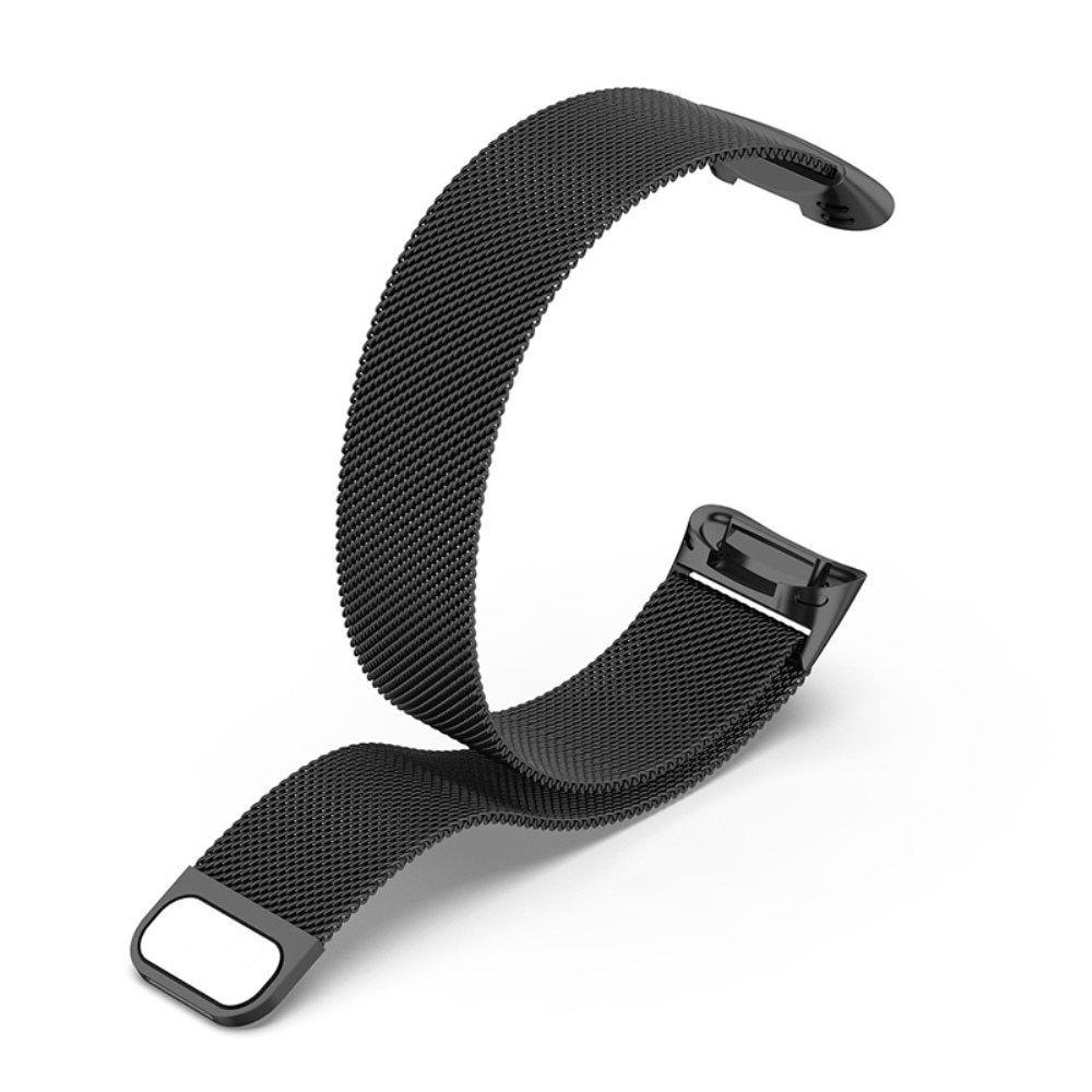 Armband Milanese Fitbit Charge 6 svart