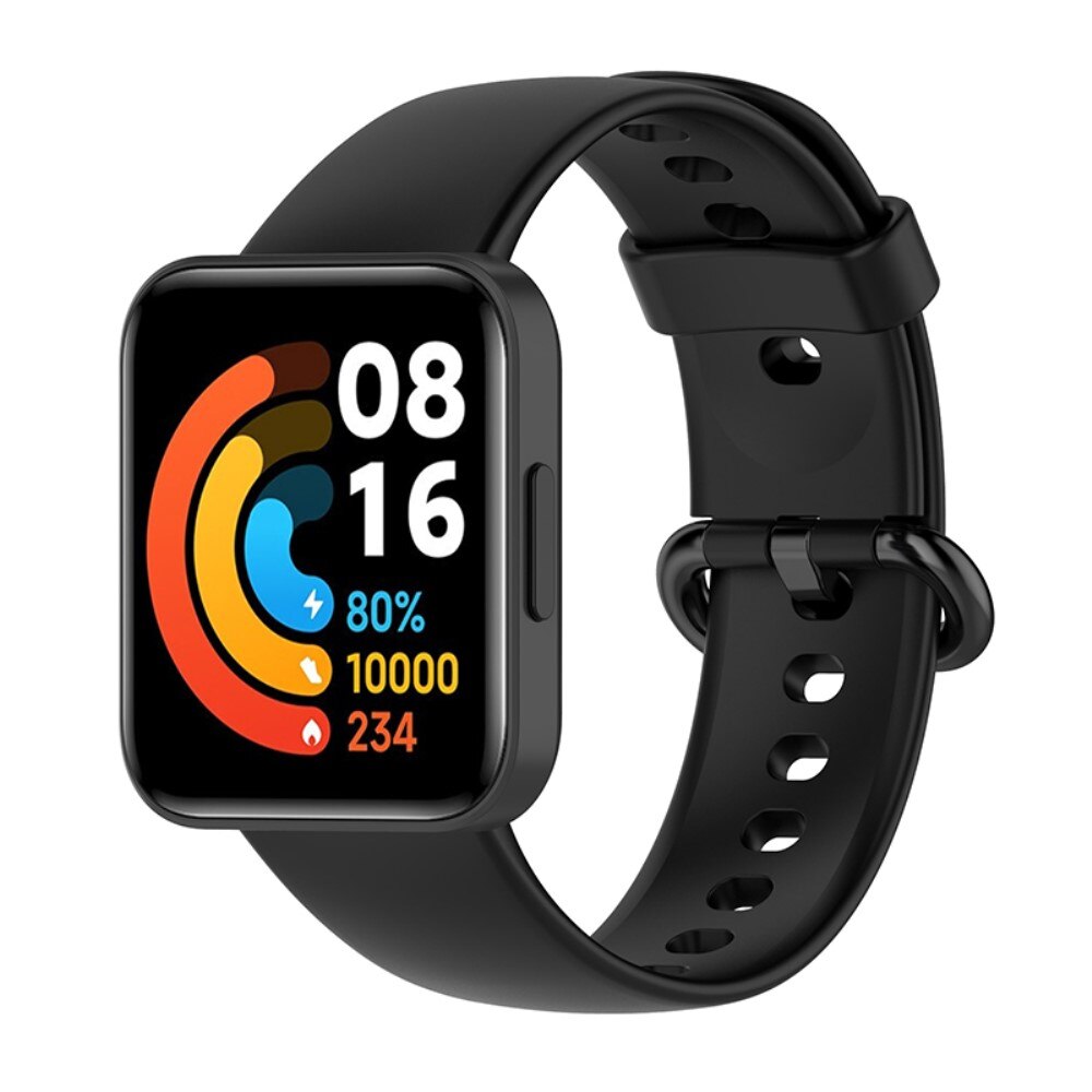 Silikonarmband Xiaomi Redmi Watch 2/2 Lite svart