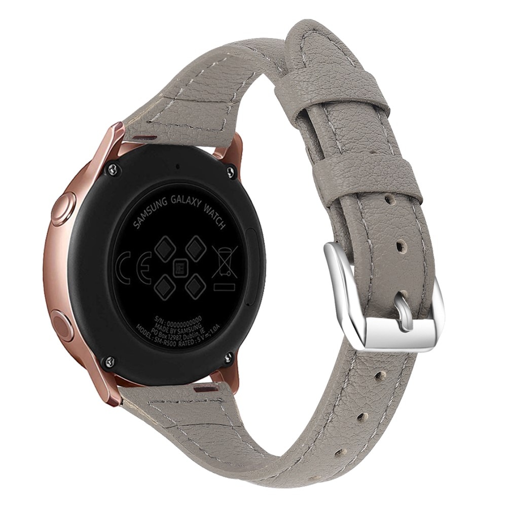 Slim Läderarmband Hama Fit Watch 4900 grå