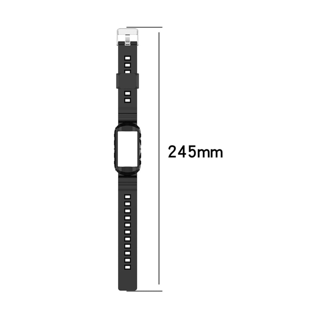 Silikonarmband skal Fitbit Charge 6 svart