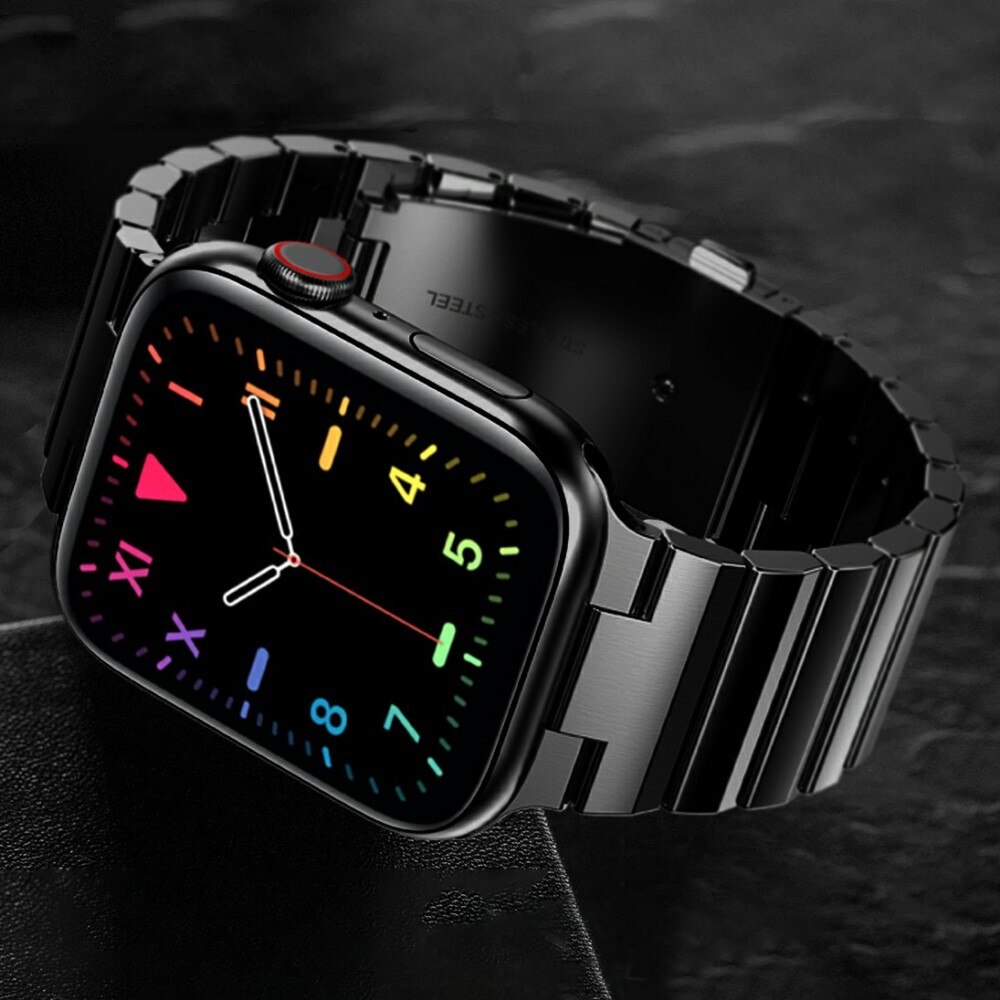 Länkarmband Apple Watch 41mm Series 9 svart