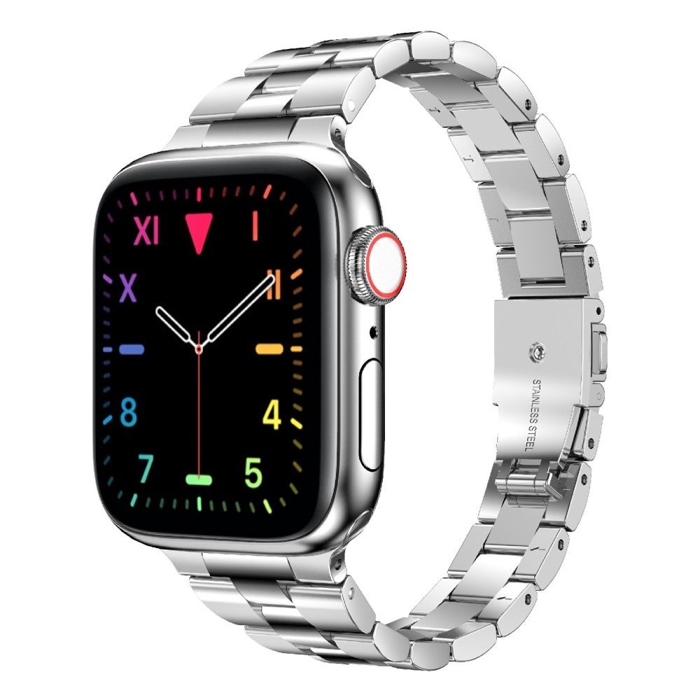 Slim Metallarmband Apple Watch 45mm Series 7 silver