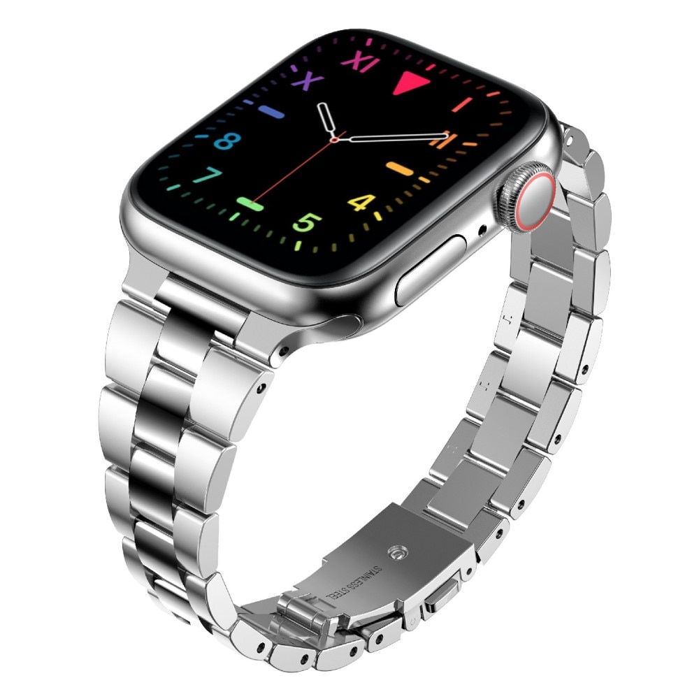 Slim Metallarmband Apple Watch 45mm Series 7 silver