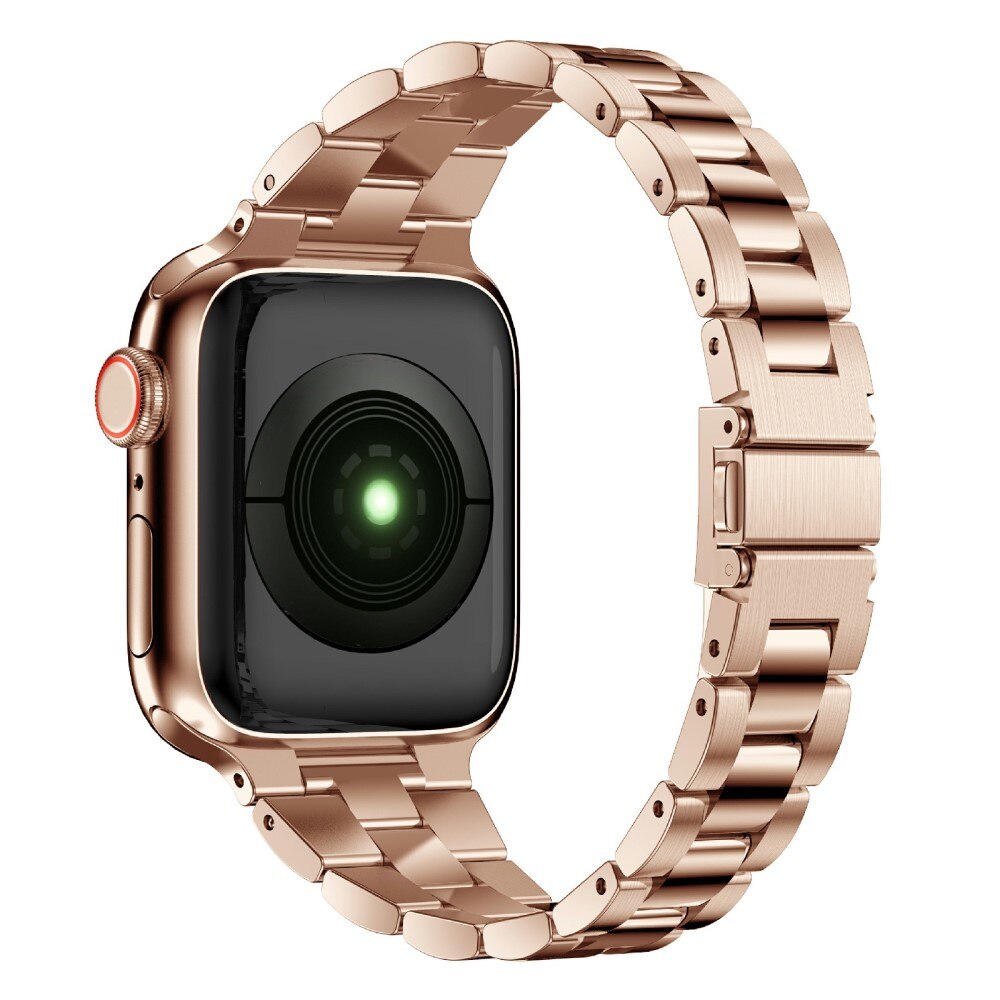 Slim Metallarmband Apple Watch 45mm Series 8 roséguld