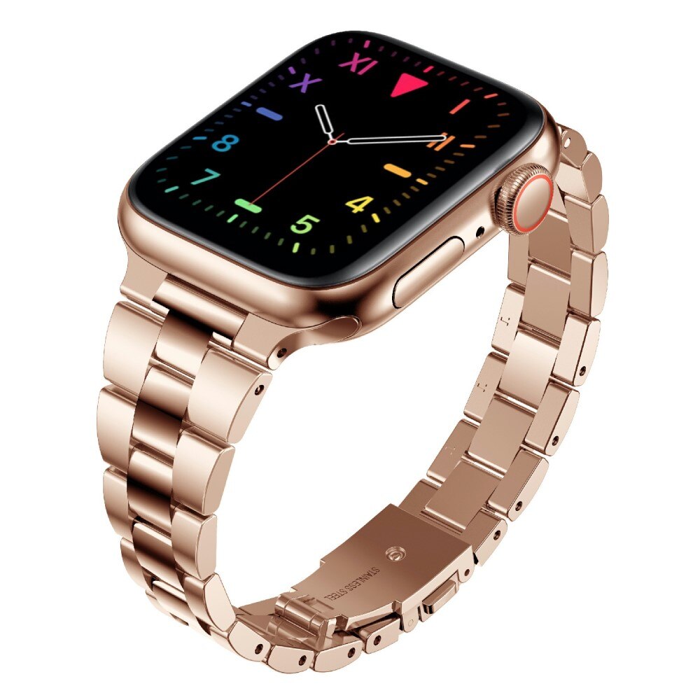 Slim Metallarmband Apple Watch 45mm Series 8 roséguld