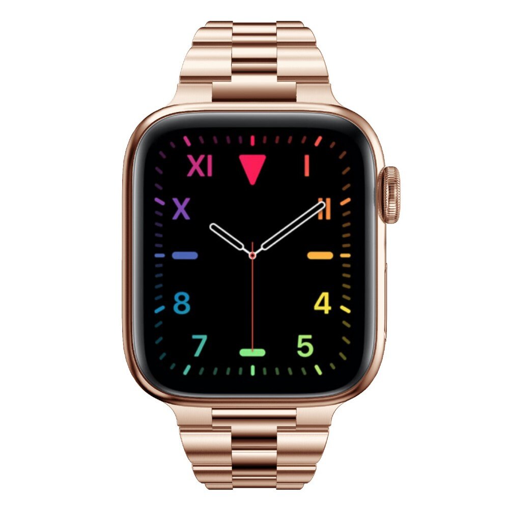 Slim Metallarmband Apple Watch 45mm Series 8 roséguld