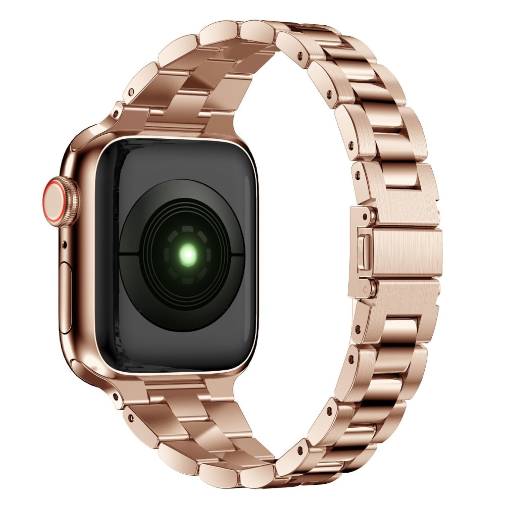 Slim Metallarmband Apple Watch 45mm Series 7 roséguld