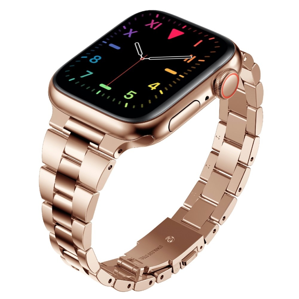 Slim Metallarmband Apple Watch 44mm roséguld