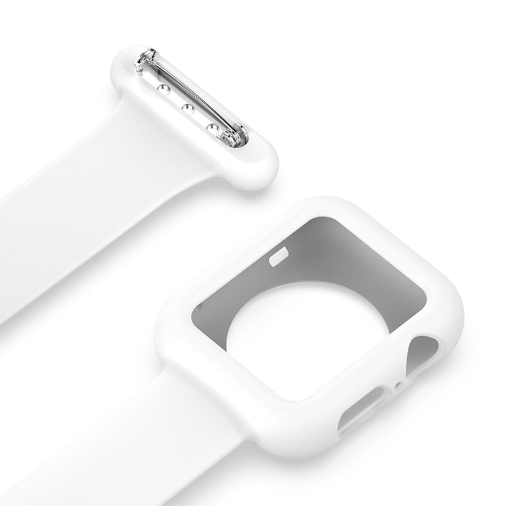 Apple Watch 41mm Series 8 skal sjuksköterskeklocka vit