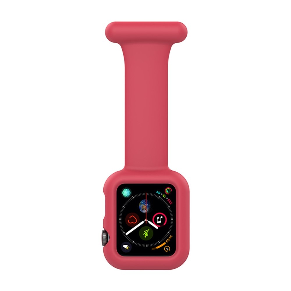 Apple Watch 41mm Series 8 skal sjuksköterskeklocka röd