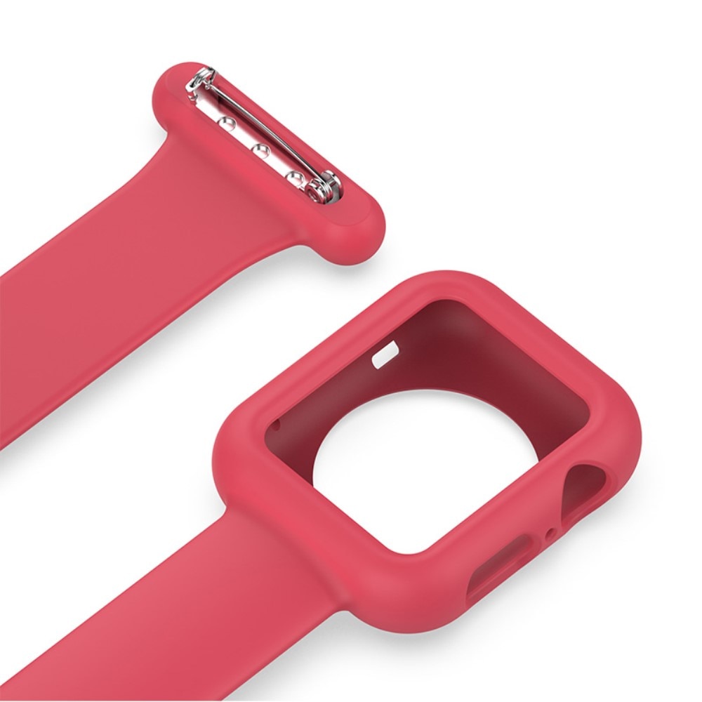 Apple Watch 42mm skal sjuksköterskeklocka röd