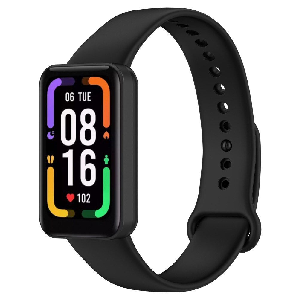 Silikonarmband Xiaomi Redmi Smart Band Pro svart