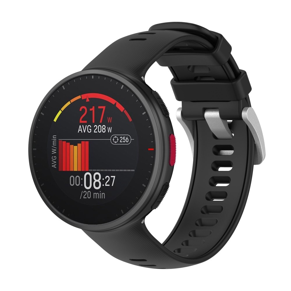 Silikonarmband Polar Vantage V2 svart