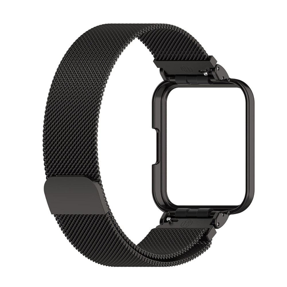 Skal+Armband Milanese Xiaomi Redmi Watch 2 Lite svart