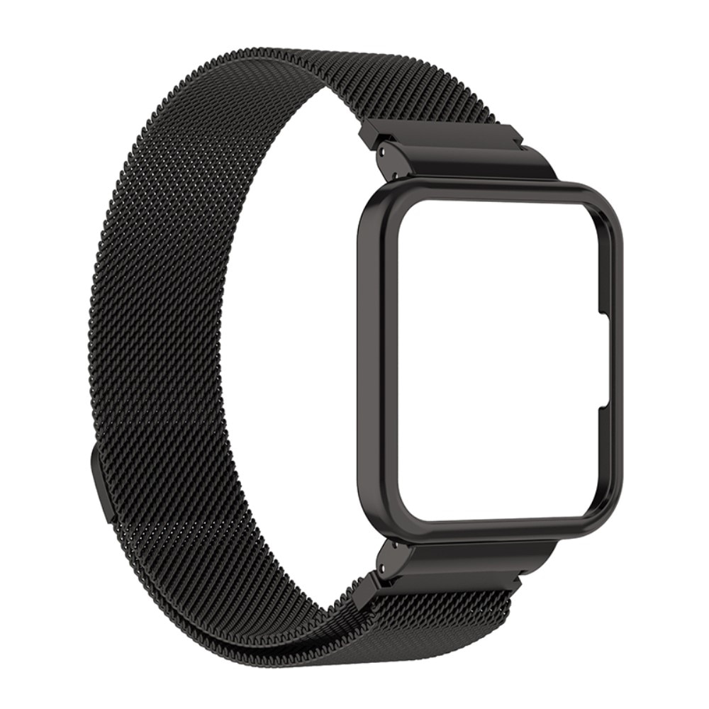 Skal+Armband Milanese Xiaomi Redmi Watch 2 Lite svart