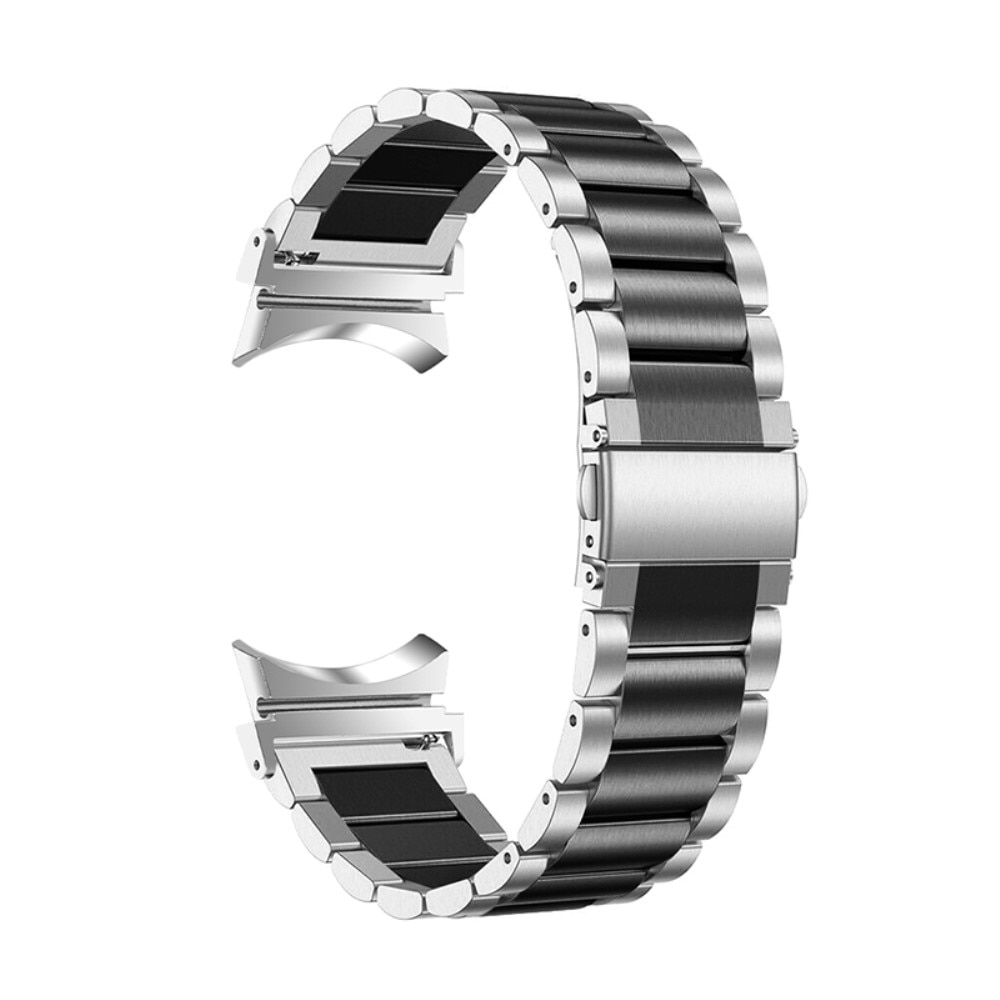 Full Fit Metallarmband Samsung Galaxy Watch 4 40mm svart/silver