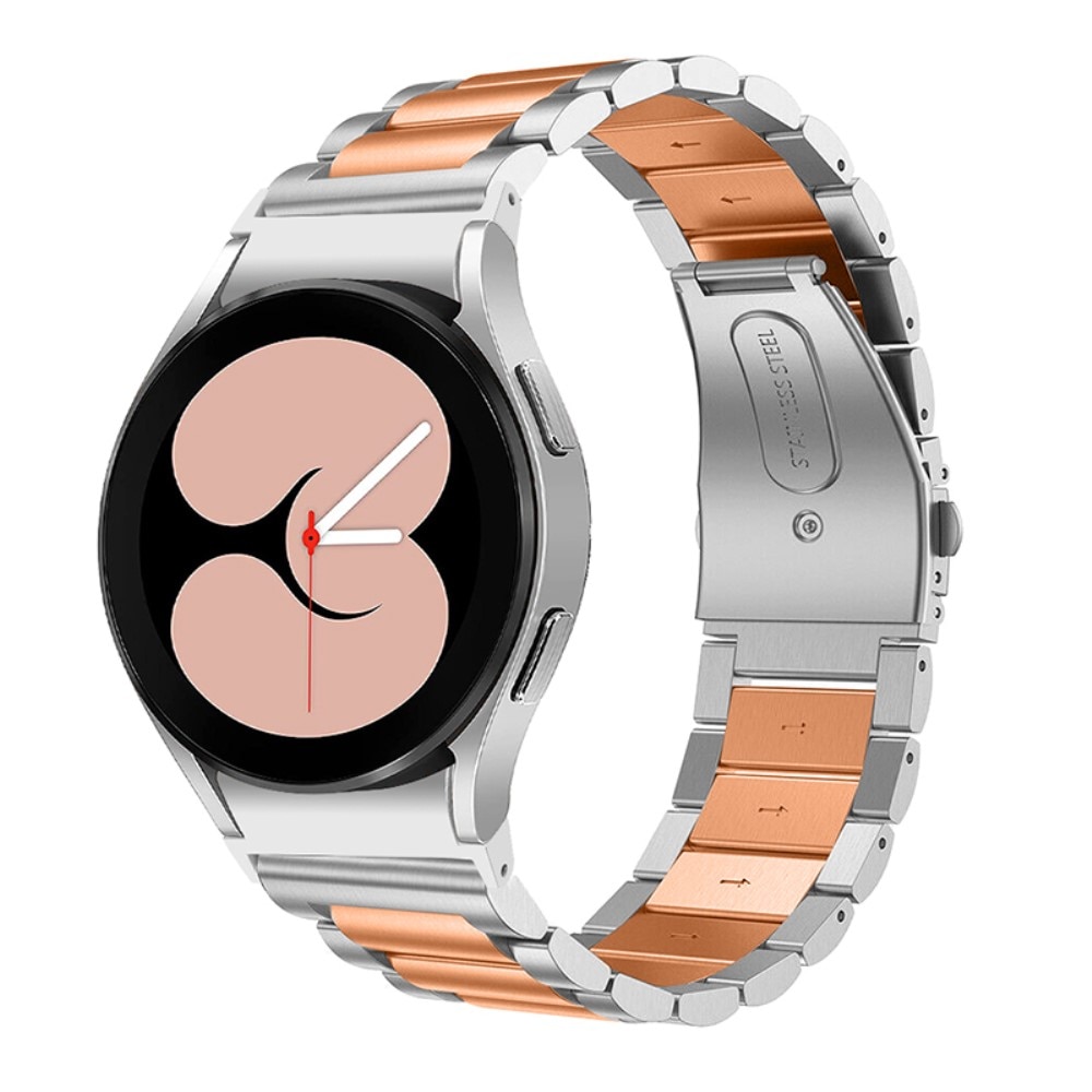 Full Fit Metallarmband Samsung Galaxy Watch 5 44mm silver/roséguld