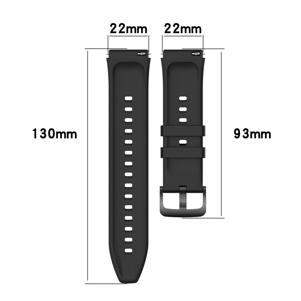 Silikonarmband Xiaomi Watch S1/S1 Active svart