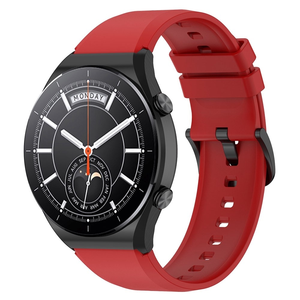 Silikonarmband Xiaomi Watch S1 röd