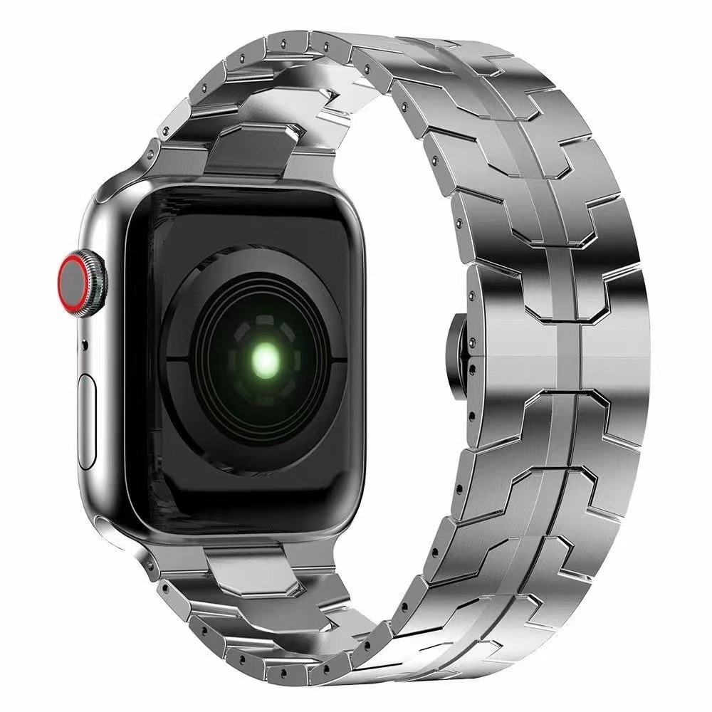 Race Stainless Steel Bracelet Apple Watch 42mm Silver