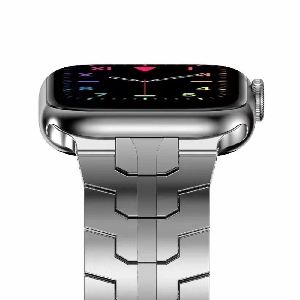 Race Stainless Steel Bracelet Apple Watch 42mm Silver