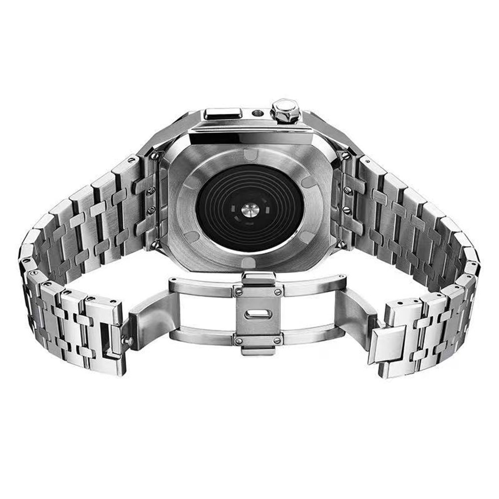 Apple Watch SE 44mm Full Metal Armband silver