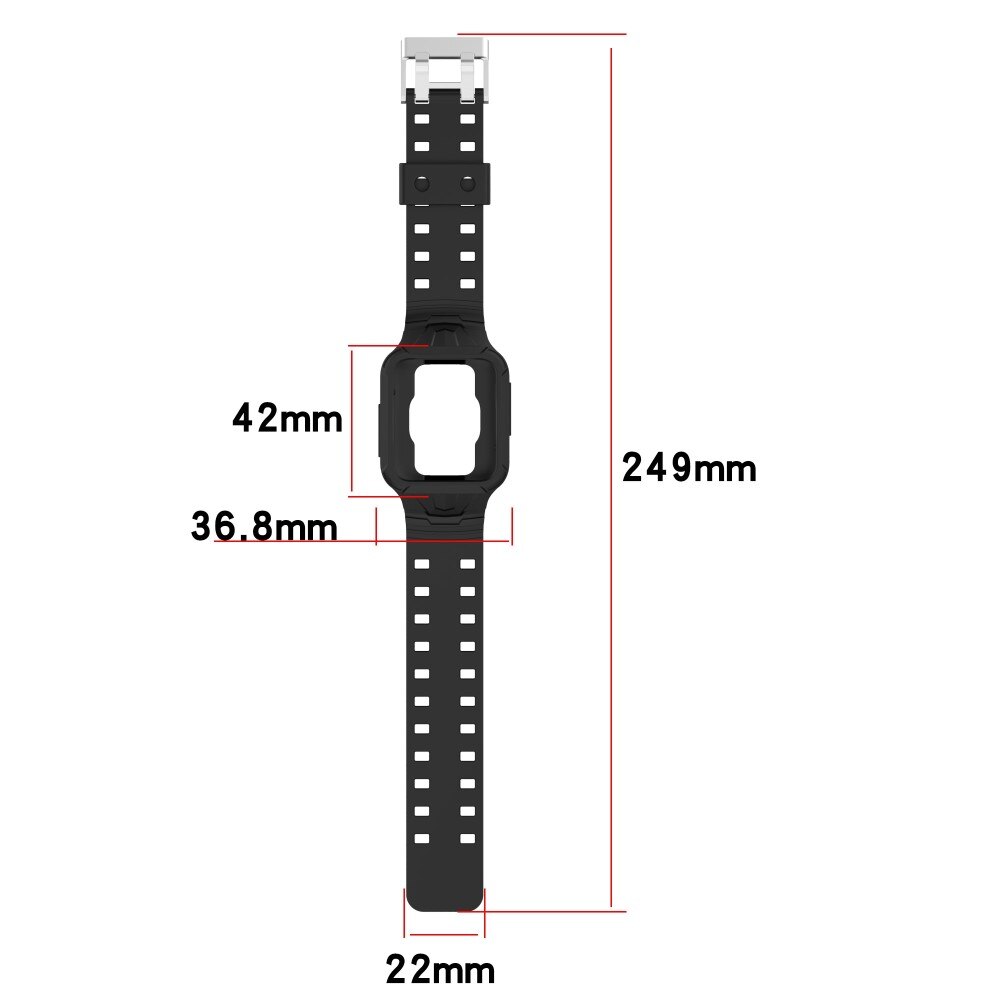 Xiaomi Redmi Watch 2 Lite Adventure Skal+Armband svart