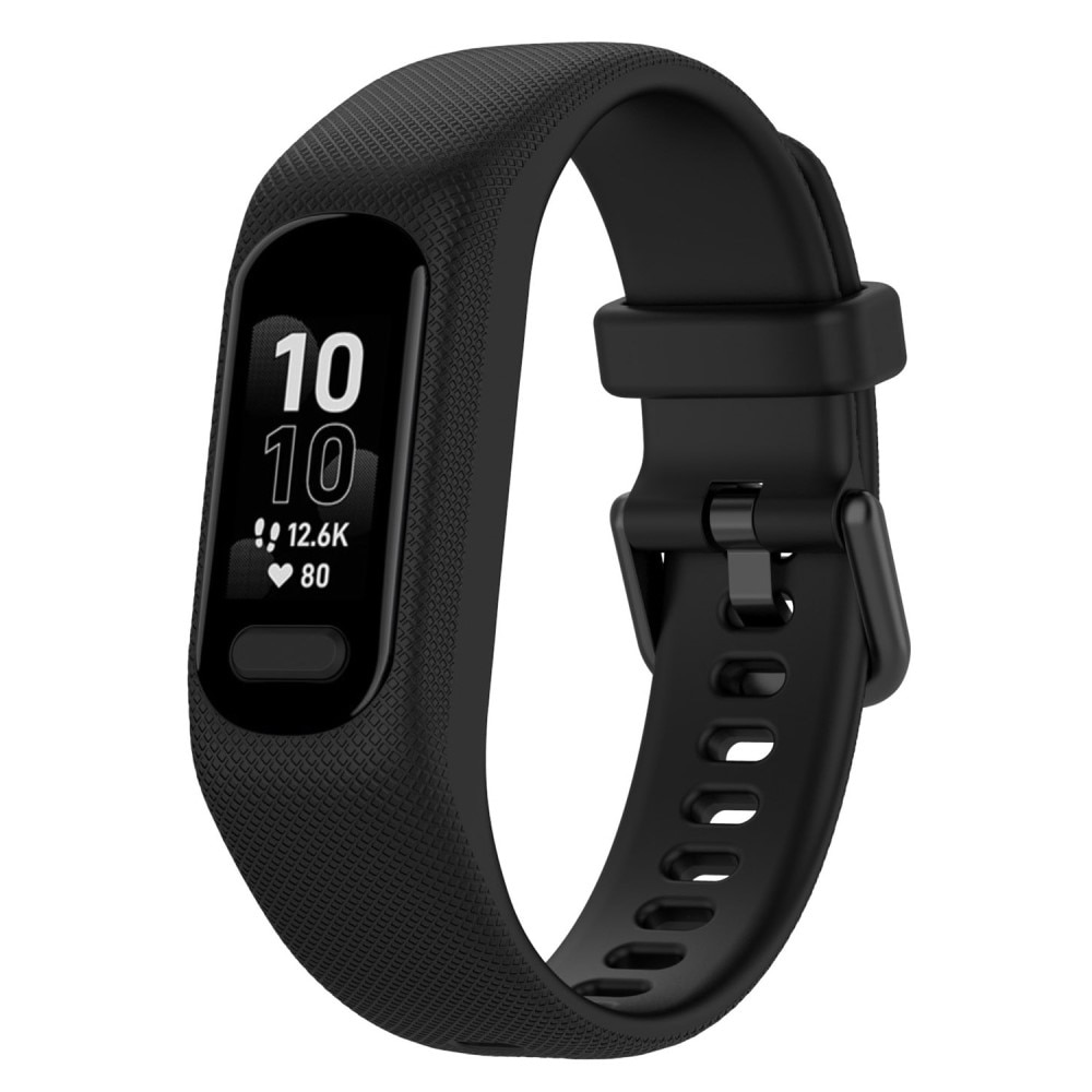 Silikonarmband Garmin Vivosmart 5 svart