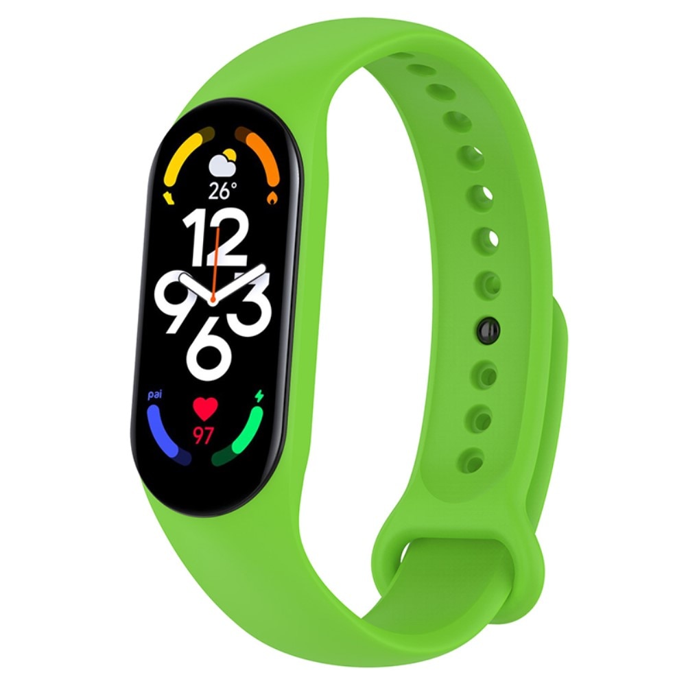 Silikonarmband Xiaomi Mi Band 7 grön