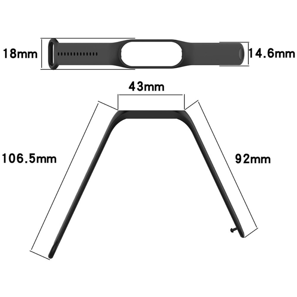 Silikonarmband   Blå