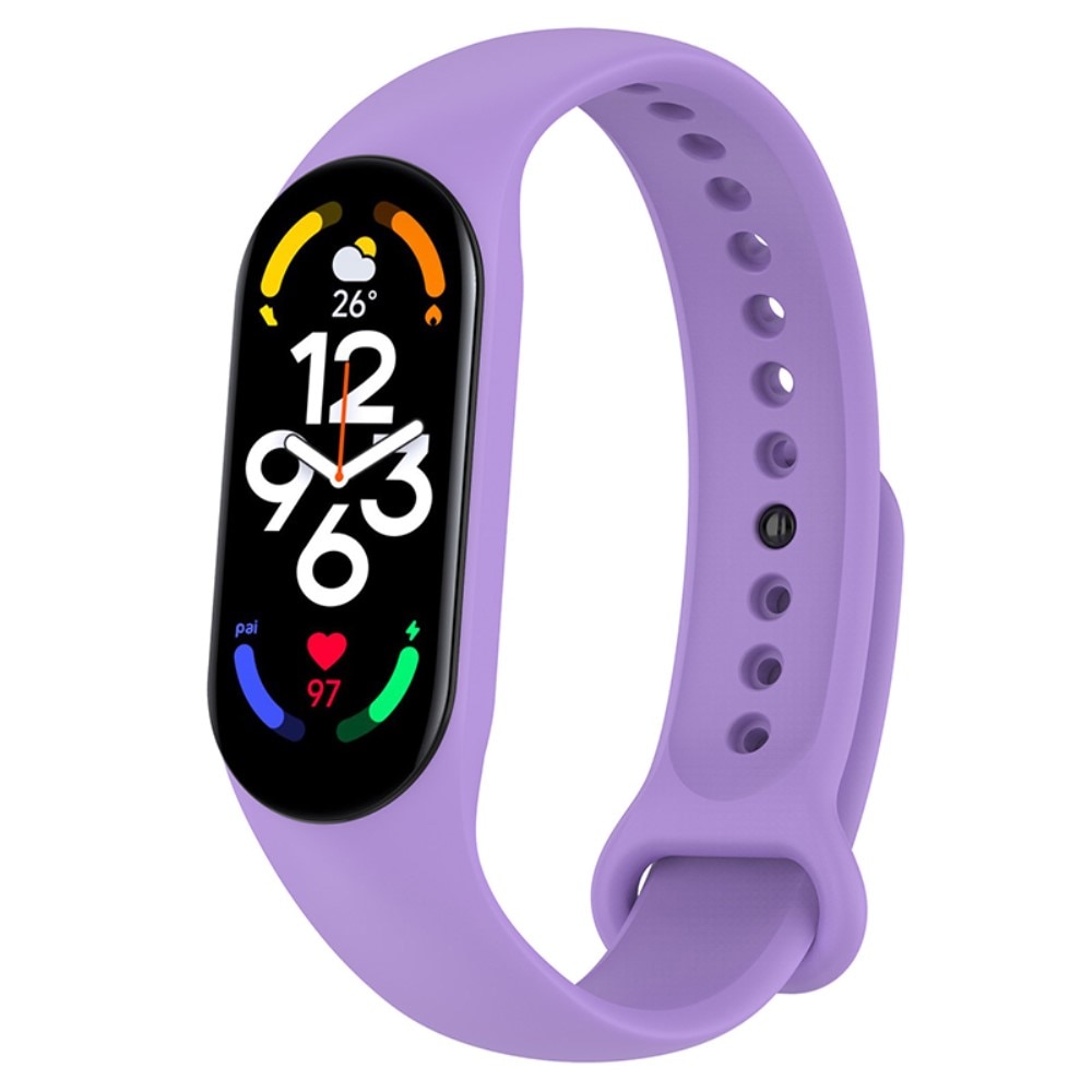 Silikonarmband Xiaomi Mi Band 7 lila