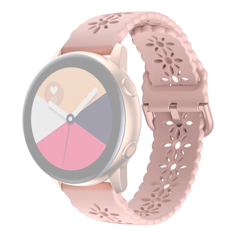 Blossom silikonarmband Samsung Galaxy Watch 4 44mm rosa