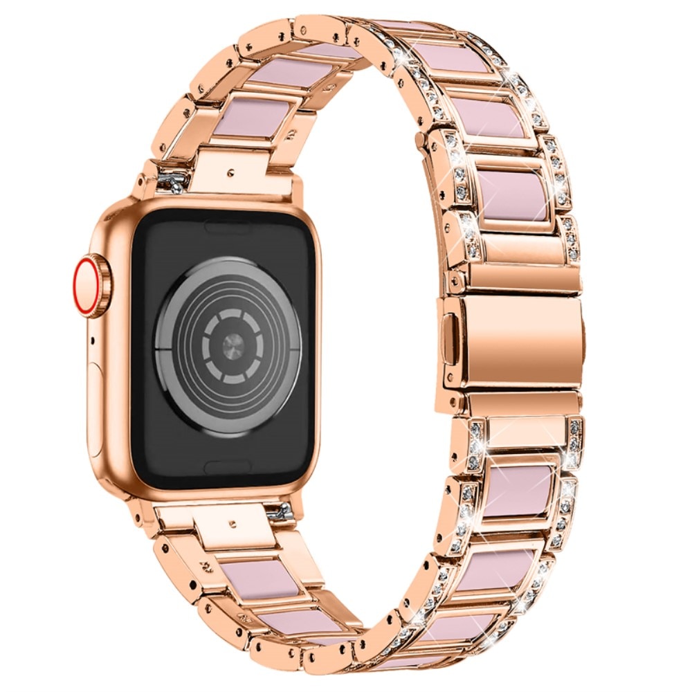 Diamond Bracelet Apple Watch SE 44mm Rosegold Rose