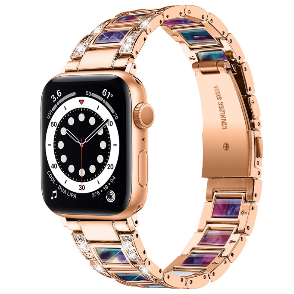 Diamond Bracelet Apple Watch SE 44mm Rosegold Space