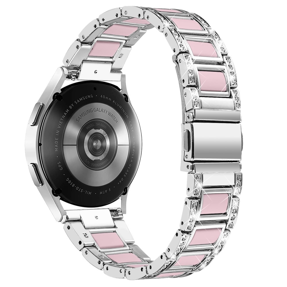 Diamond Bracelet Withings Steel HR 40mm Silver Rose