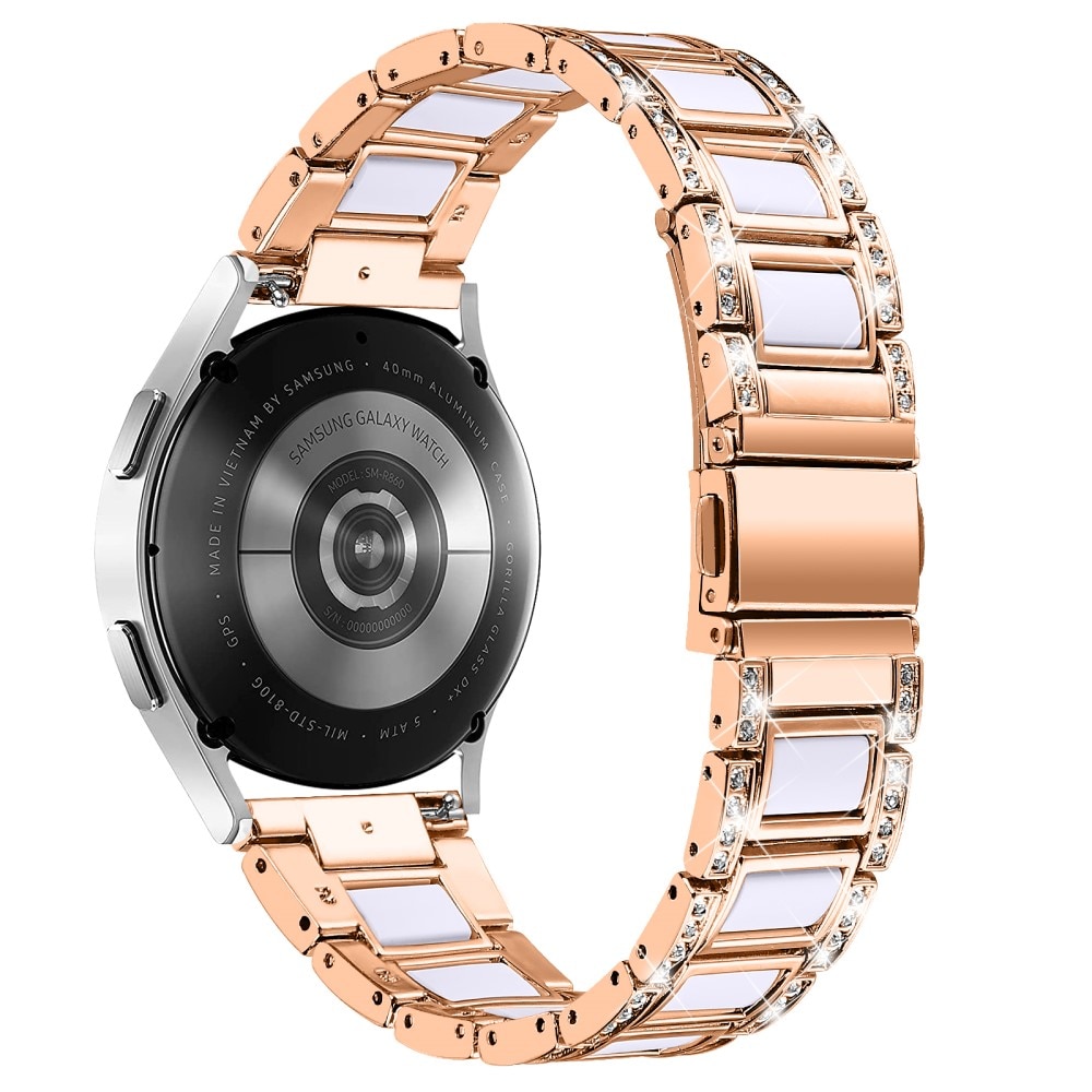 Diamond Bracelet Withings ScanWatch 2 42mm Rosegold Snow