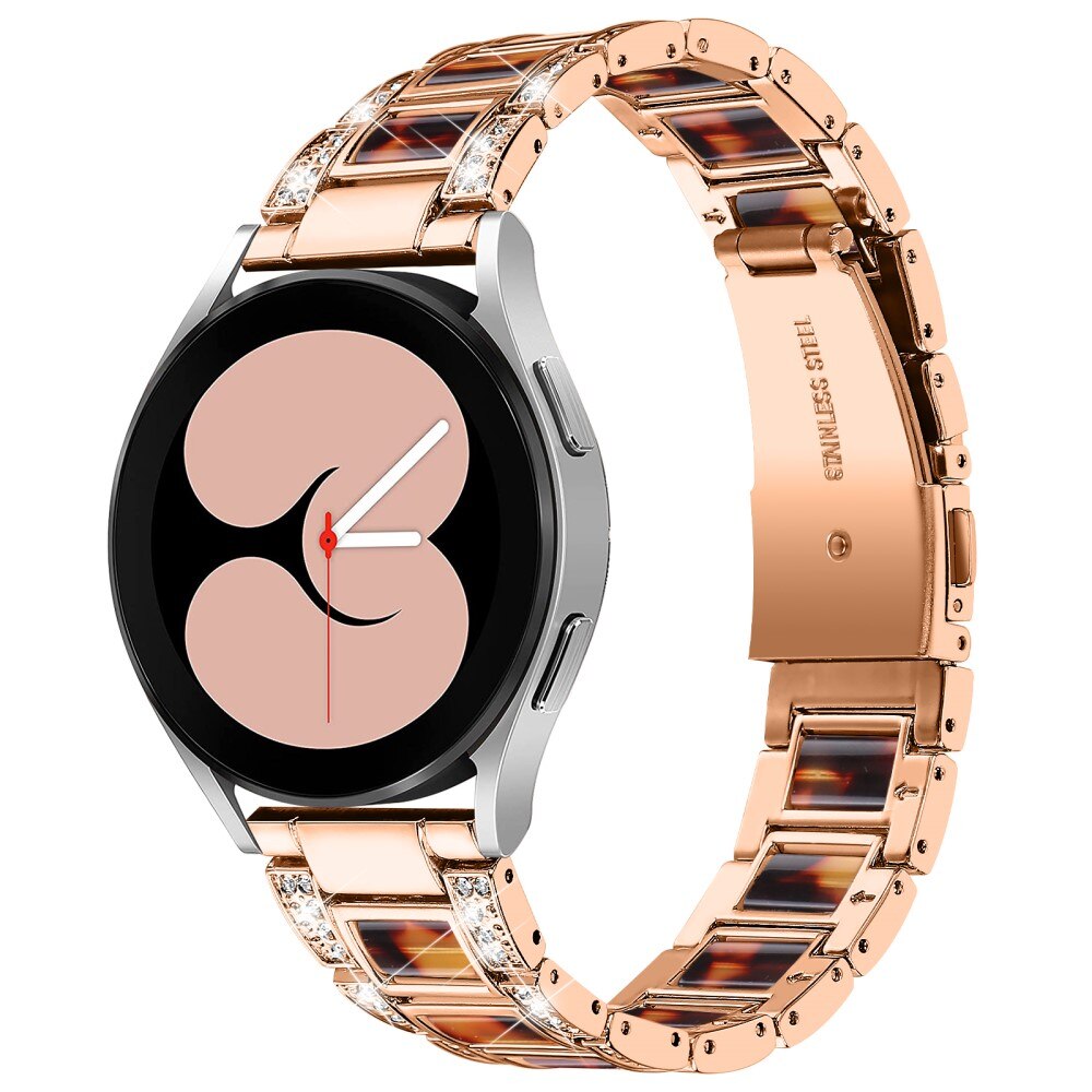 Diamond Bracelet Samsung Galaxy Watch 4 40mm Rosegold Coffee