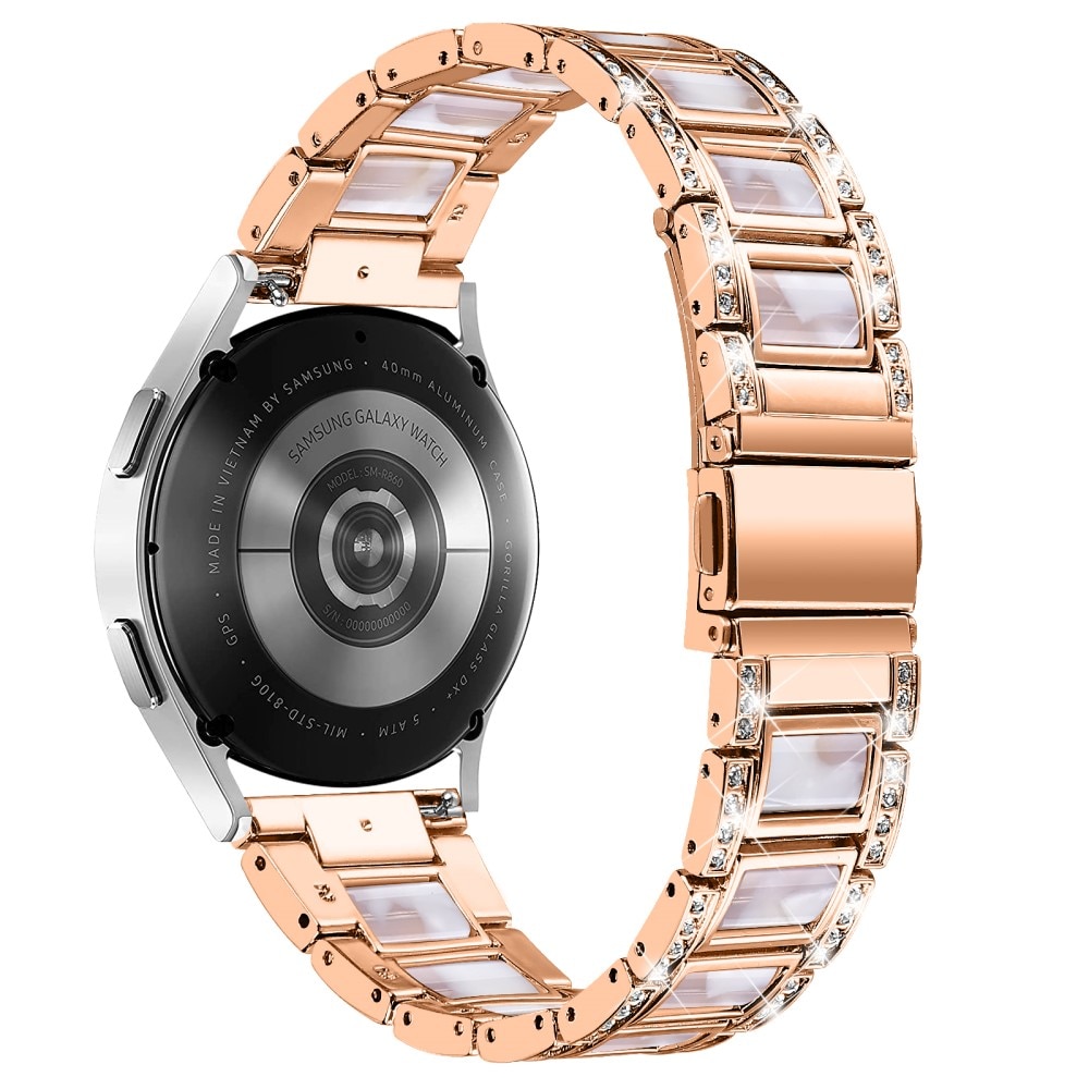 Diamond Bracelet Garmin Vivomove Sport Rosegold Pearl